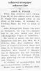 John K. Fogan obituary 1953